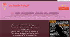 Desktop Screenshot of focuscounselingservices.com
